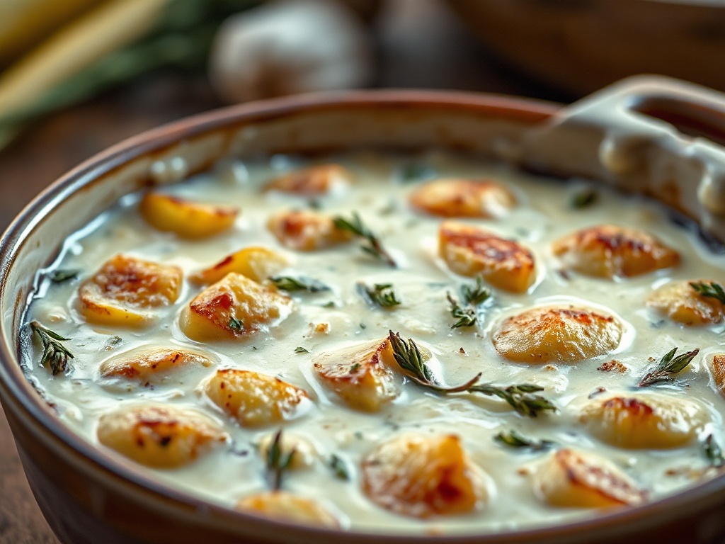 Гратен картофельный с чесноком и тимьяном: французский рецепт