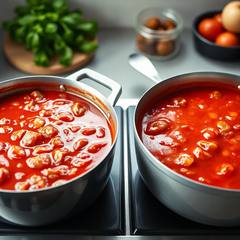 Борщ с томатной пастой vs со свежими помидорами: что влияет на цвет