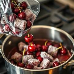 Компот из замороженной вишни: рецепт быстрого приготовления