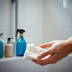 Как отмыть душевую кабину от налёта без едкой химии