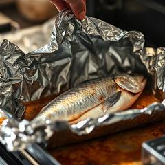Запечённая скумбрия в фольге: время и температура для сочного результата