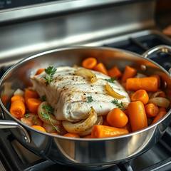 Треска тушёная с овощами: как не пересолить