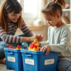 Уборка с детьми: как привлечь ребёнка 4-7 лет к домашнему порядку