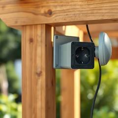 Уличные розетки в беседке: степень защиты IP и правила установки