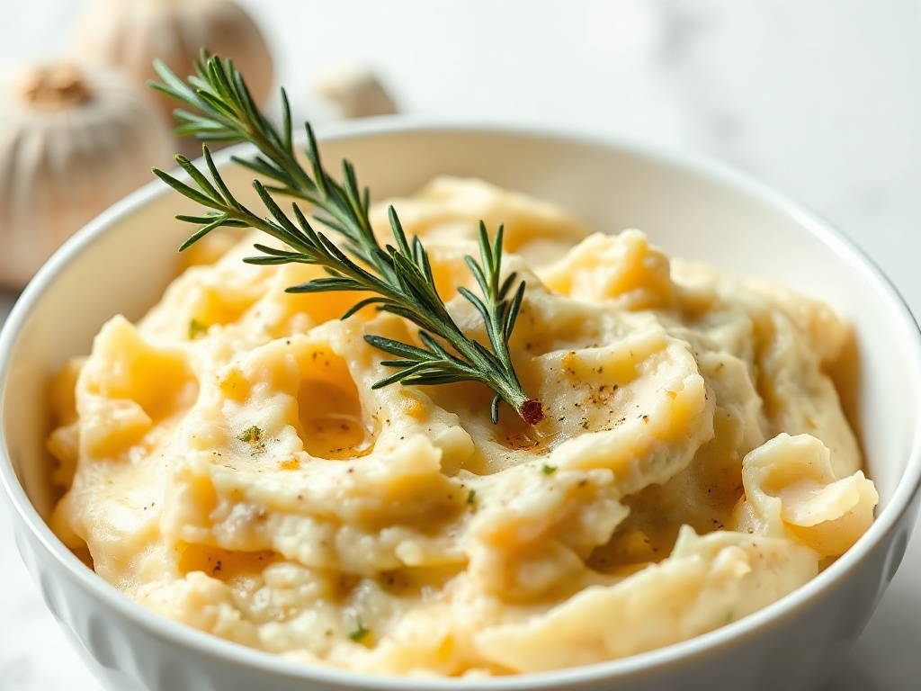 Пюре с чесноком и оливковым маслом: итальянский вариант