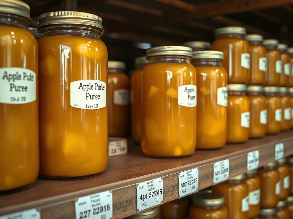Сколько хранится домашнее яблочное пюре без сахара
