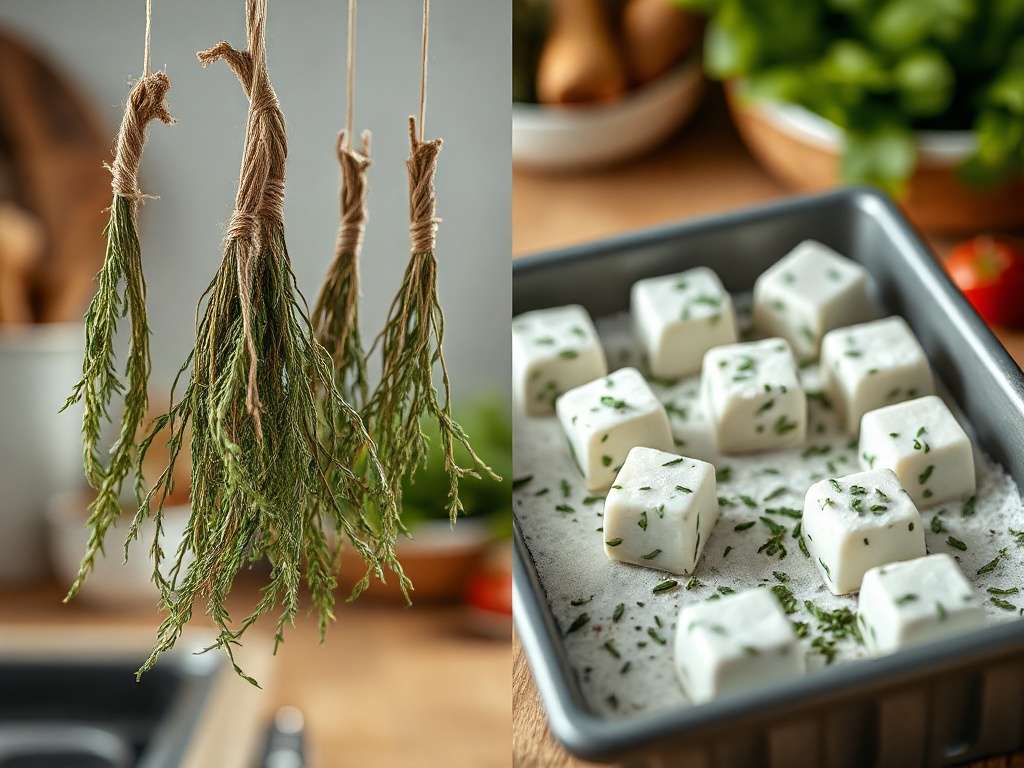Сушка зелени vs заморозка: что лучше сохраняет вкус
