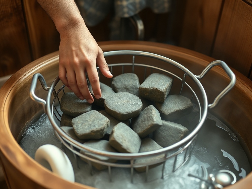 Как укладывать камни в банную печь: крупные вниз или вверх